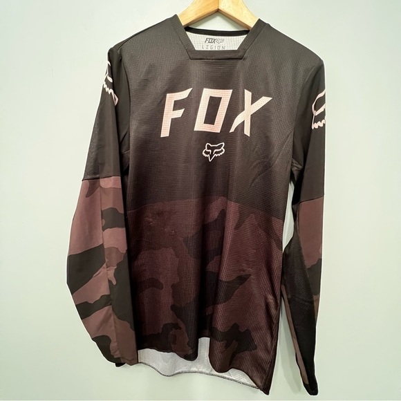 Nwot Fox Legion Jersey, Camo Print, Long Sleeved, Size M - Picture 1 of 8